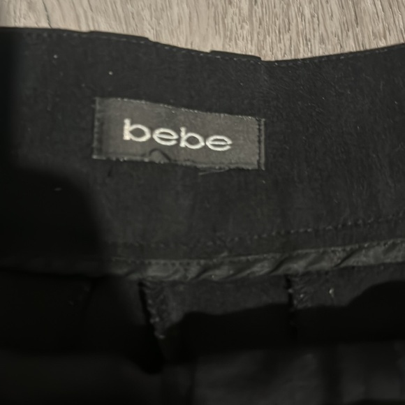 Pre loved classic black Bebe shorts. I use to work there i believe these are a 6 - Picture 4 of 9